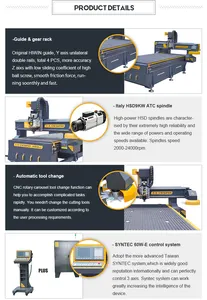 Woodworking Equipment Cnc Engraving Machine Wood Router Router Cnc 1530/1325/2040 For Wood