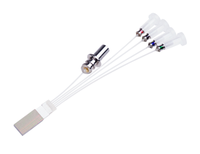 Equipo de fibra óptica CWDM4 basado en PLC Ensamblaje de receptáculo con ranura en V con componentes de matriz de fibra Ensamblaje FA