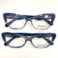 Montures de lunettes unisexes de haute qualité, faites à la main, en acétate, forme œil de chat, solides, pour la protection des yeux