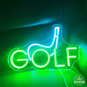 Letrero de Neón LED RGB Personalizable, Letrero Comercial con Nombre Personalizado, Letrero de Neón con Temática de Golf - Product Image 2