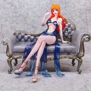 โมเดลวันพีซ นามิ 17 ซม. นิโค โรบิน 21 ซม. ฟิกเกอร์แอคชั่น โซฟา โบอา แฮนค็อก ของเล่นพีวีซี ชุดซีรีส์ Thug งานฝีมือพลาสติก - Product Image 4