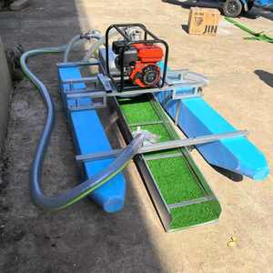 3 pulgadas Flat Chute Portable Mini Gold Small Dredger Pequeña máquina de prospección de oro Draga de bajo precio - Product Image 1