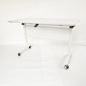 Простая установка белая ножка стола офисная мебель промышленные складные ножки стола металлические рамки стола - Product Image 5