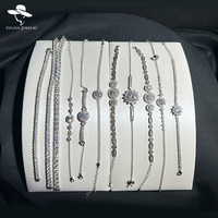 Bracelet Femme Moissanite 1CT en Argent Sterling 925 Premium, Jonc Élégant pour Dames