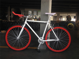 Produttore di cina oem personalizza il prezzo all'ingrosso 700c adulto classico singolo velocità racing order fixie bike look bicicletta a scatto fisso - Product Image 2