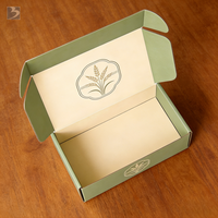 Boîtes d'expédition personnalisées avec impression de logo, emballage en carton ondulé recyclable, emballage pour vêtements, boîtes d'expédition en papier