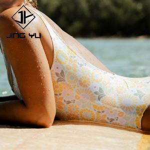 Traje de Baño de Alta Calidad, Traje de Baño de una Pieza Estampado de Lujo para Mujer, Traje de Baño de Poliéster Personalizado de Diseñador - Product Image 5