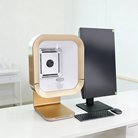 Analizador de Piel con IA de 12M Píxeles, Análisis de Topografía 3D, Detector de Cuidado de la Piel y Cuero Cabelludo de Escritorio, Pantalla de 23.8 Pulgadas