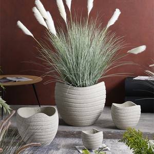 Grandes jardinières en FRP, grands pots à fleurs en fibre de verre pour la décoration de jardins et d'hôtels, pot à fleurs vertical, jardinière extérieure - Product Image 3