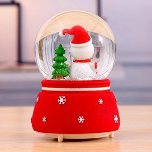 Globo de Nieve Navideño de Cristal Luminoso Personalizado para Decoración del Hogar - Product Image 3