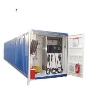 Station essence portable de haute qualité, conteneur de remplissage de carburant, avec pompe, 4 pièces