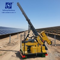 Plateforme de forage PV Engineering TZ650 avec système de contrôle automatique, facile à utiliser, adaptée à la construction de fondations pour panneaux photovoltaïques
