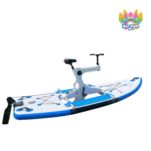 เรือไฟฟ้าเชิงพาณิชย์และจักรยานน้ำพีวีซีแบบเป่าลม อุปกรณ์กีฬาทางน้ำพร้อมแป้นปั่นสำหรับการออกกำลังกายทางน้ำ - Product Image 1