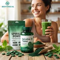Complément Alimentaire Biolex Spiruline en Comprimés Haute Biodisponibilité Soutien Alcalin pour le Bien-être 500mg Marque Privée OEM