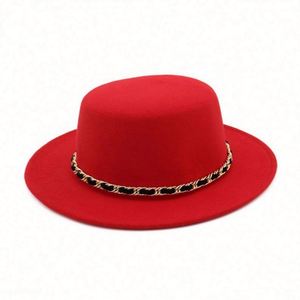 Sombrero de Vaquero de Paja de Poliéster de Alta Calidad para Invierno, con Ala Ancha y Parte Superior Plana, Logotipo Personalizado, para Mujer, Viajes, Fiestas, Uso en las Cuatro Estaciones - Product Image 2