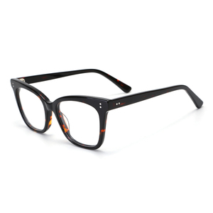 Gafas cuadradas <span class=keywords><strong>Retro</strong></span> Para hombre y mujer, anteojos con montura, gafas ópticas de acetato para ordenador - Product Image 6