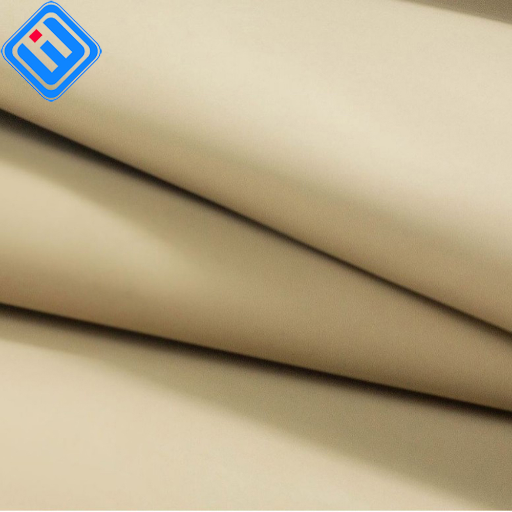 GRS Certified Recycled PU Leather | Eco Recyclable Sanded Vegan Fabric for Furniture & Bags | Custom Nubuck Finish | OEM