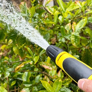 High Pressure Water Gun Nozzle Yellow Plastic Manual Car <b>Washer</b> Spray Head With Connectors For Vehicle Cleaning - Product Image 2