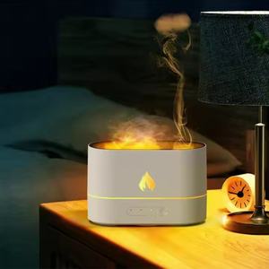 Difusor de Aroma Ultrasónico Tipo-C con Llama de Colores, Humidificador con Luz LED de 7 Colores, Función de Temporizador, Uso Doméstico, Soporte en Francés - Product Image 5