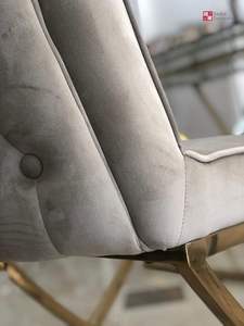 <span class=keywords><strong>Chaise</strong></span> de salle à manger moderne en bois massif avec <span class=keywords><strong>assise</strong></span> en tissu confortable et velours, revêtement PU chromé, pour salon, <span class=keywords><strong>chaise</strong></span> de salle à manger moderne noire - Product Image 5