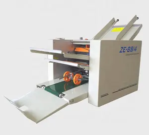 Máquina dobrável de papel automática de alta velocidade, máquina dobrável de papel de mesa
