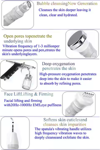 18 en 1 Jet d'oxygène Hydro Dermabrasion Machine Aqua Peel peau du visage propre Salon Hydro équipement oxygène Aqua Jet Peel Machine - Product Image 4