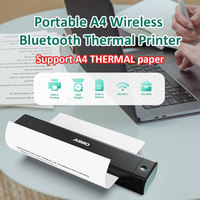 AIMO Mini imprimante A4 portable sans encre écologique de 8 pouces Imprimante thermique mobile sans fil Imprimante thermique a4