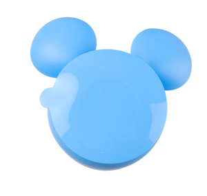 Ensemble de vaisselle d'entraînement durable Disney Mickey <span class=keywords><strong>Minnie</strong></span> cuillère à souffler amusante antidérapante enfants bébés forte aspiration colorée de qualité alimentaire - Product Image 4