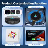 Plug-and-Play Stabiler Chip Carlinkit Kabelgebundenes Carplay zu Kabelloses Android Auto AI Box Auto-TV-Adapter Stick HD2CP Pro TV-Box für Autos