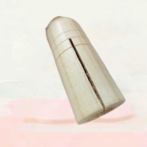 Tube sonore en bois naturel à tonalité unique avec poignée pour l'éducation préscolaire en maternelle (vente en gros) - Product Image 3