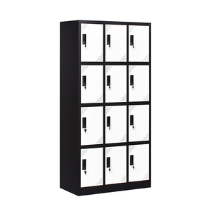 Armario Metálico de Acero con 12 Puertas, Armario de Metal para Guardar Ropa de Trabajadores y Personal Escolar - Product Image 1