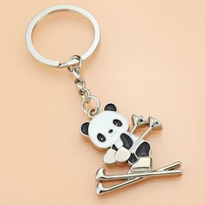 CY Chinese Winter Games the Mascot of China Creative Ski Panda Keychain Sportman Gifts Souvenirs - Product Image 4