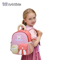 Nouveau Sac à Dos pour Enfants de Maternelle et Primaire, Motif Lapin de Dessin Animé, Respirant, Imperméable, Antibactérien, Protection de la Colonne Vertébrale