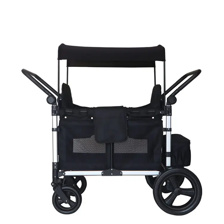 JXB Lightweight Premium Multifunctional 4 Seat Baby Folding Wagon Stroller Wagon Folding Cart 3 In 1 Car Seat For Newborn