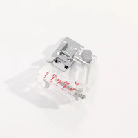 Pied presseur multifonctionnel pour machine à coudre domestique CY-6290, accessoire de machine à coudre électrique pour ourlets et petits tubes