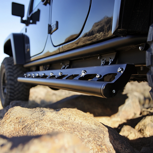 Thanh trượt đá <span class=keywords><strong>Nerf</strong></span> thanh thép nặng cho xe bán tải off road Side bước Board chống tác động xe bảo vệ - Product Image 2
