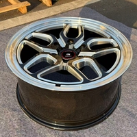 Jantes forgées noires à rebord profond 17x8.5 17x9 17x10 17x11 pouces 5*112 5*114.3 5*120 pour Corvette Chevy Silverado Camaro Trailblazer SS