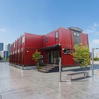 Villa hôtelière préfabriquée, maison conteneur extensible, construction modulaire personnalisable en usine