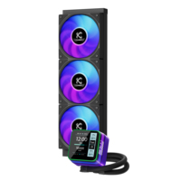 Refroidisseur de processeur liquide AIO Gamer-X New ARGB PWM 120 mm avec éclairage RGB et dissipateur thermique en aluminium pour processeur PC