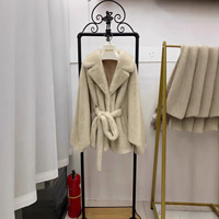 Manteau en fausse fourrure de lapin imprimé léopard pour femme, vêtement décontracté en cuir et fourrure, coupe ample et tendance