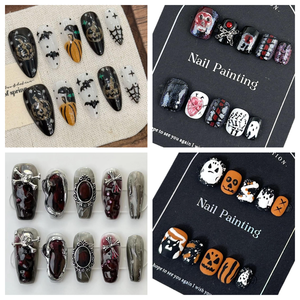 <span class=keywords><strong>Uñas</strong></span> <span class=keywords><strong>Postizas</strong></span> Acrílicas Hechas a Mano de la <span class=keywords><strong>Mejor</strong></span> Calidad, 10 Piezas, Diseño de <span class=keywords><strong>Uñas</strong></span> <span class=keywords><strong>Postizas</strong></span> con Punta Larga, Cuadradas, Almendradas, Stiletto, Mariposa, <span class=keywords><strong>Pegamento</strong></span>, <span class=keywords><strong>Uñas</strong></span> Falsas - Product Image 4