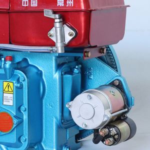 Moteur diesel monocylindre à démarrage électrique à faible coût Aokai, refroidi par eau, avec pompe, 15 kW, 4 temps, pour bateau, garantie 1 an - Product Image 4