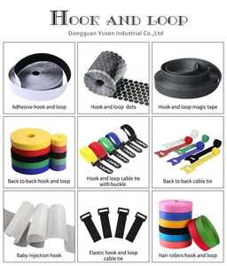 Ruban auto-adhésif élastique résistant à la chaleur de 12 pouces, blanc, avec fermeture à crochets et boucles, ruban de fixation rapide rouge - Product Image 5