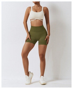 Custom Logo Sportswear Yoga Shorts Scrunch Butt Gym Fitness <strong>Women</strong> Running Tights Active Wear Short <strong>Leggings</strong> <strong>S</strong> Butt Lift Seamless - Product Image 5