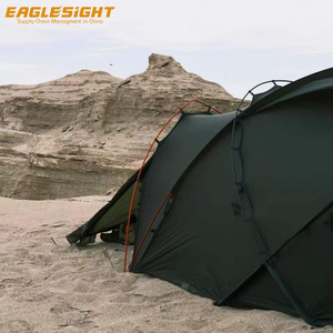 Tente de montagne haut de gamme pour 2 personnes, 4 saisons, imperméable, en nylon 15D-20D, avec poteaux en aluminium, pour la randonnée et l'alpinisme - Product Image 3