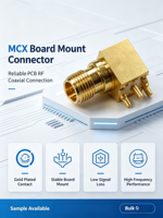 Connecteur coaxial RF plaqué or SMA244 pour montage sur carte, prise femelle 50 ohms pour antenne GPS et routeur WiFi – Approvisionnement direct usine