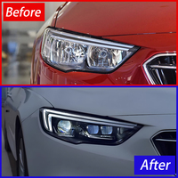 Ensemble de phares LED KGKB pour Buick Regal Opel Insignia B Z18 2017-2019, lentille de projecteur améliorée, démarrage dynamique, Plug & Play