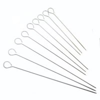 Crochet en acier inoxydable pointe de cuisson brochettes de viande de barbecue aiguille de barbecue brochettes de barbecue