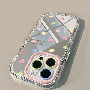 <span class=keywords><strong>Coque</strong></span> de téléphone portable en TPU et PC avec impression de petit cœur d'amour anti-chute pour <span class=keywords><strong>iPhone</strong></span> Xs Max 11 <span class=keywords><strong>12</strong></span> 13 14 15 16 17 Air - Product Image 1
