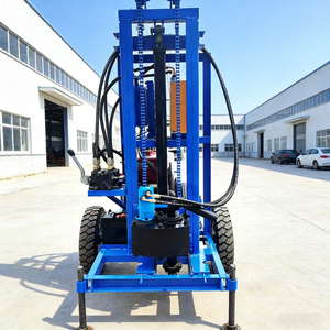 Буровая установка для водяных скважин с бензиновым/дизельным двигателем, портативная, напрямую от производителя, глубина бурения до 180 м, мини, максимальная глубина бурения 150 м - Product Image 2